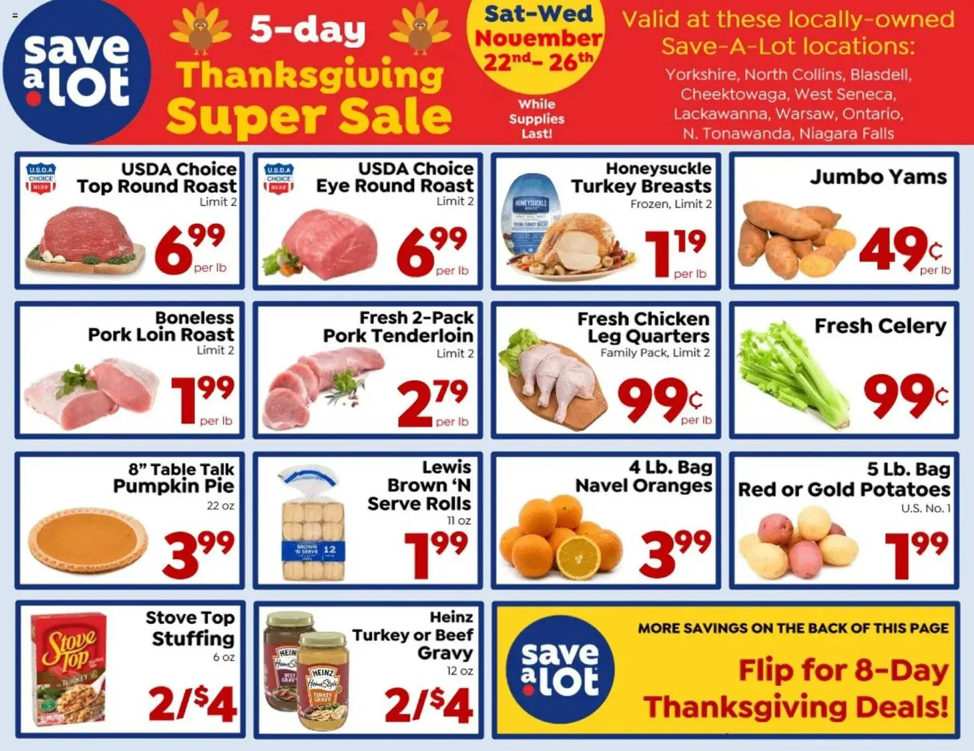 Weekly ad Save a Lot weekly ad from November 22 to November 26 2025 - Page 1