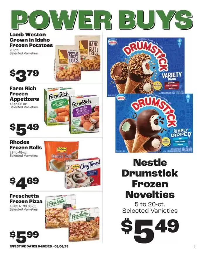 Weekly ad Rosauers Monthly Power Buys from April 2 to May 6 2025 - Page 3