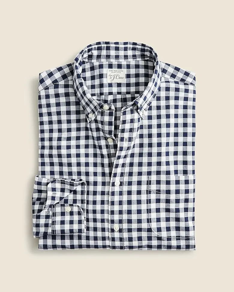 Secret Wash organic cotton poplin shirt