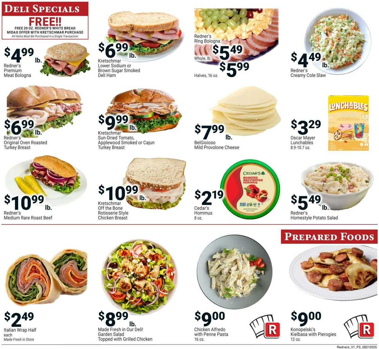 Weekly ad Redner’s Warehouse Market Current weekly ad from August 21 to August 27 2025 - Page 3