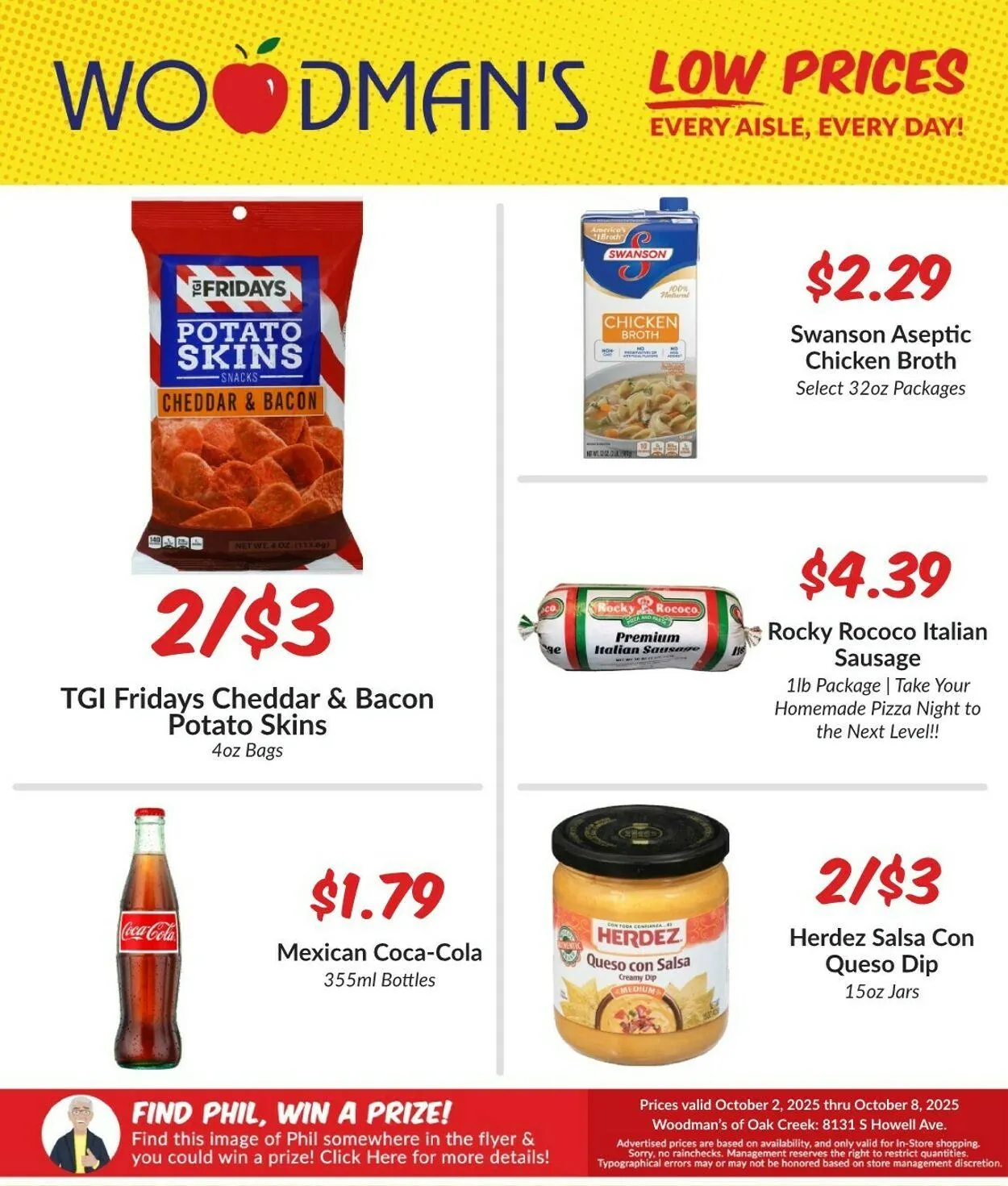 Weekly ad Woodman's Market - OAK CREEK, WI from October 2 to October 8 2025 - Page 1