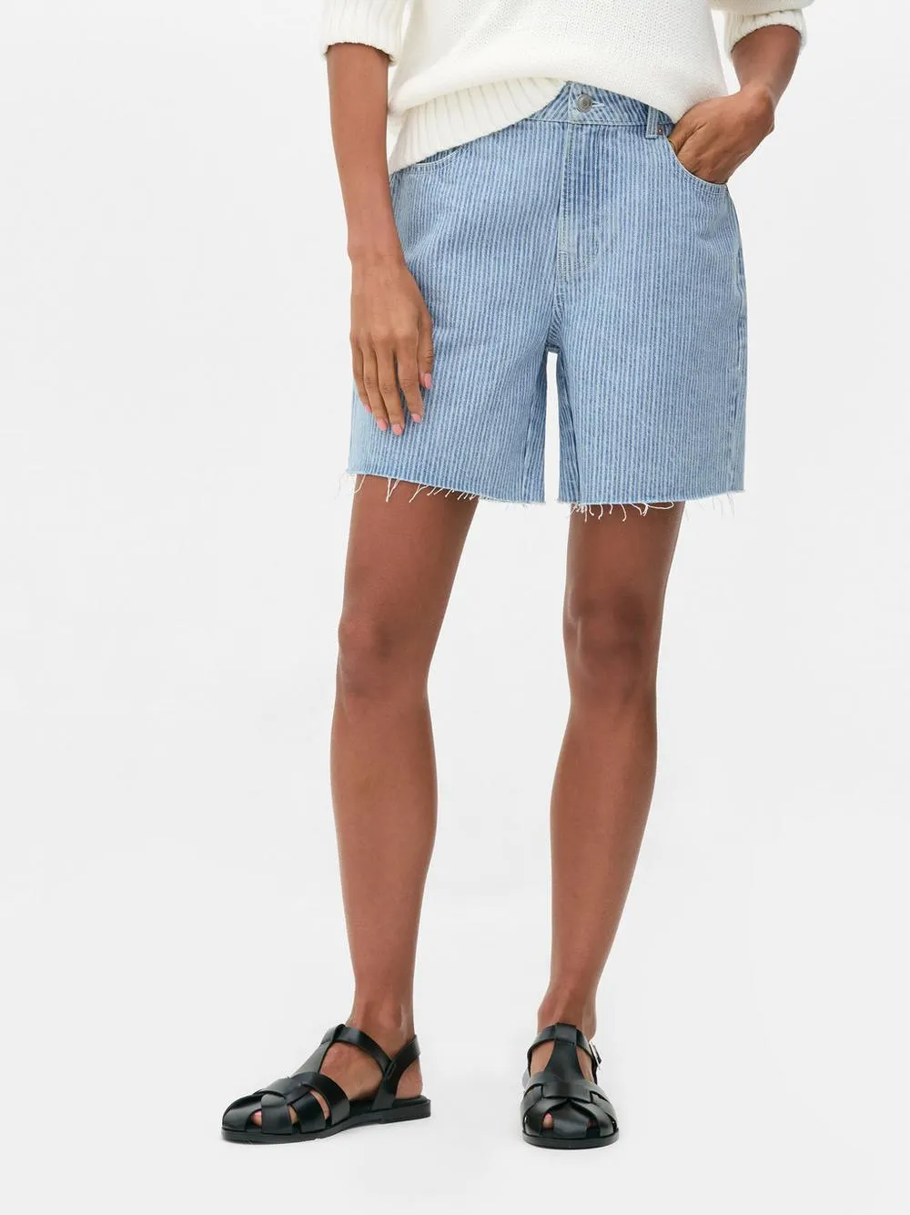 Boyfriend Denim Shorts