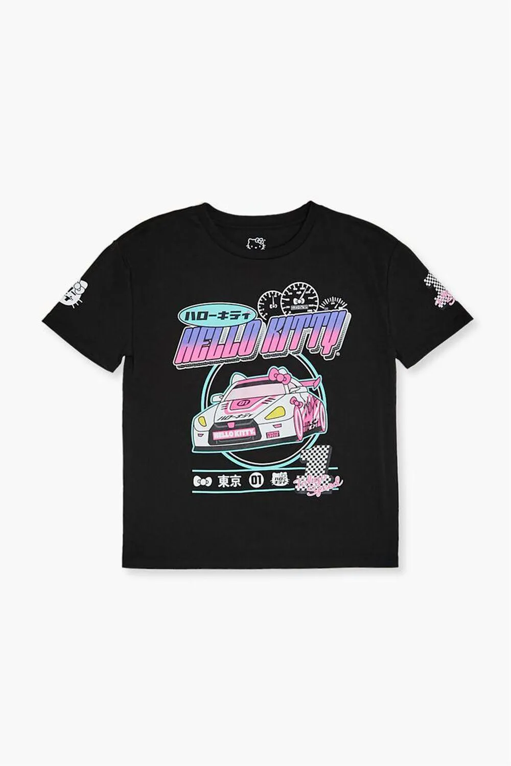 Girls Hello Kitty Race Car Tee (Kids)