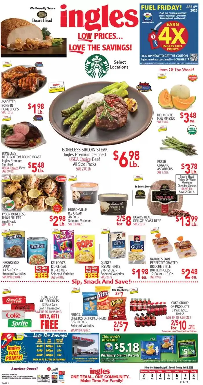 Weekly ad Current bargains and offers from April 2 to April 8 2025 - Page 1