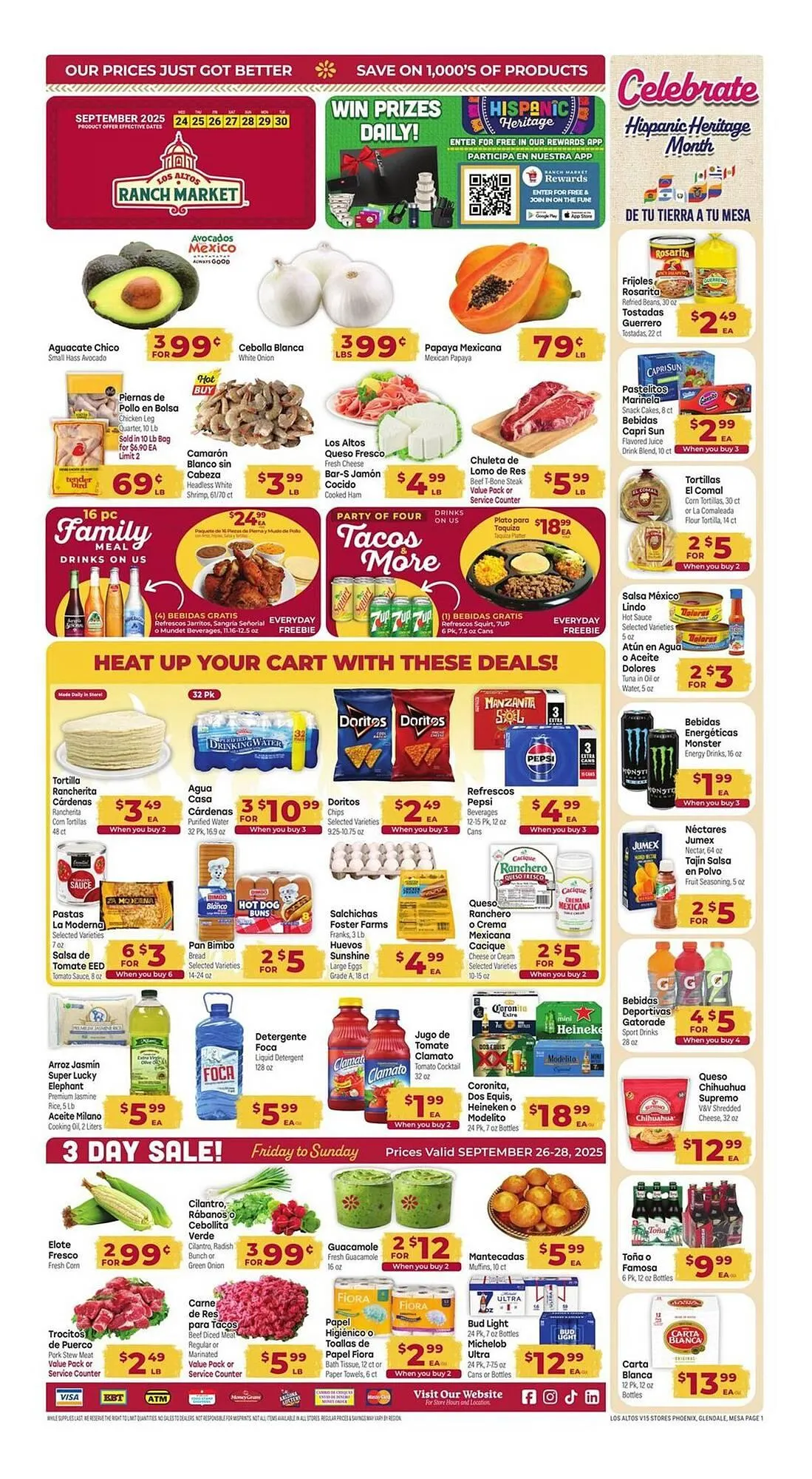 Weekly ad Los Altos Ranch Market weekly ad from September 24 to September 30 2025 - Page 1