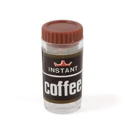 Miniature Plastic Coffee Jar