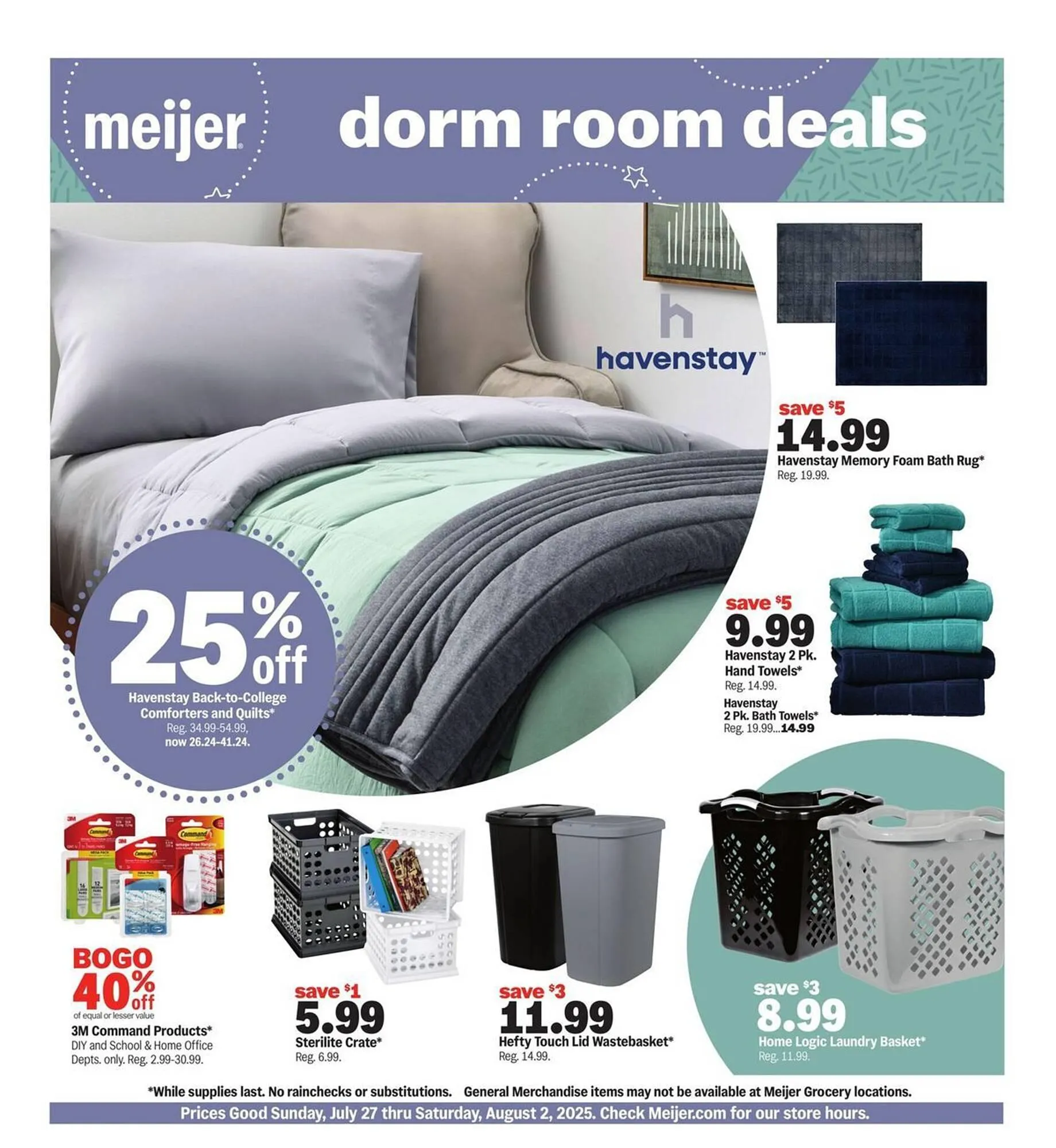 Weekly ad Meijer Weekly Ad from July 27 to August 9 2025 - Page 1