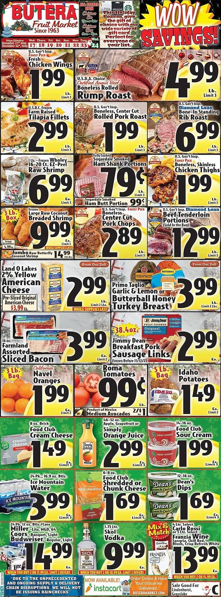 Weekly ad Butera weekly ad from December 17 to December 23 2025 - Page 1