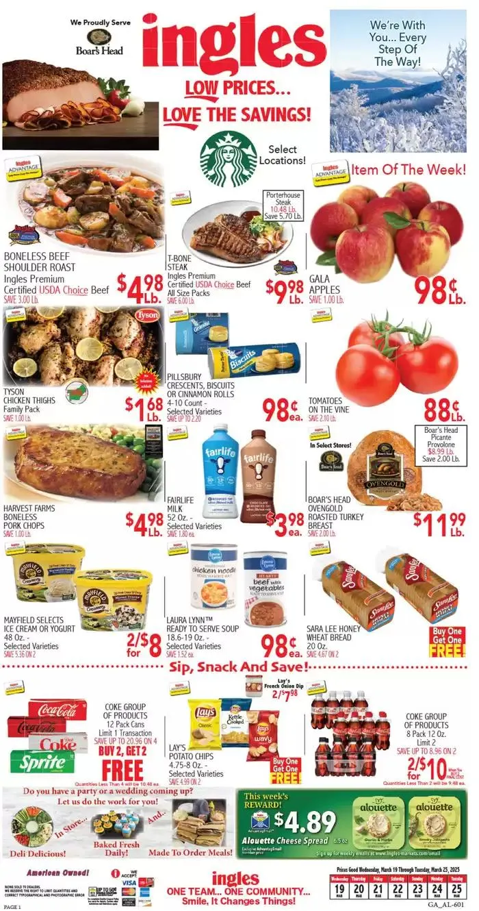 Weekly ad Ingles Markets weekly ad from March 19 to March 25 2025 - Page 1