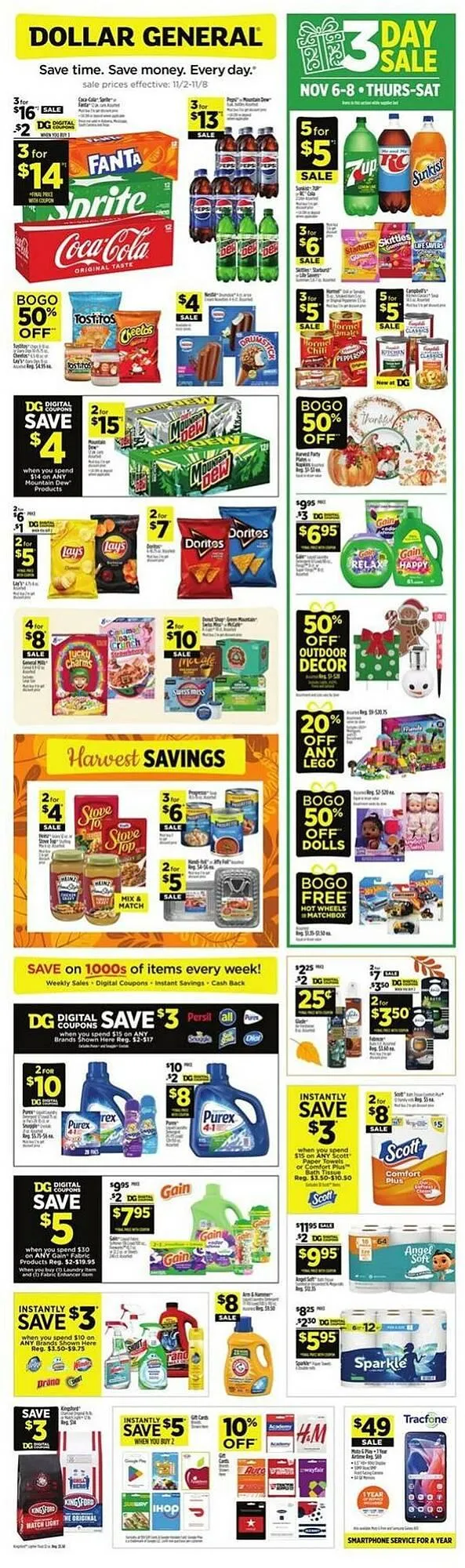 Weekly ad Dollar General weekly ad from November 2 to November 30 2025 - Page 1