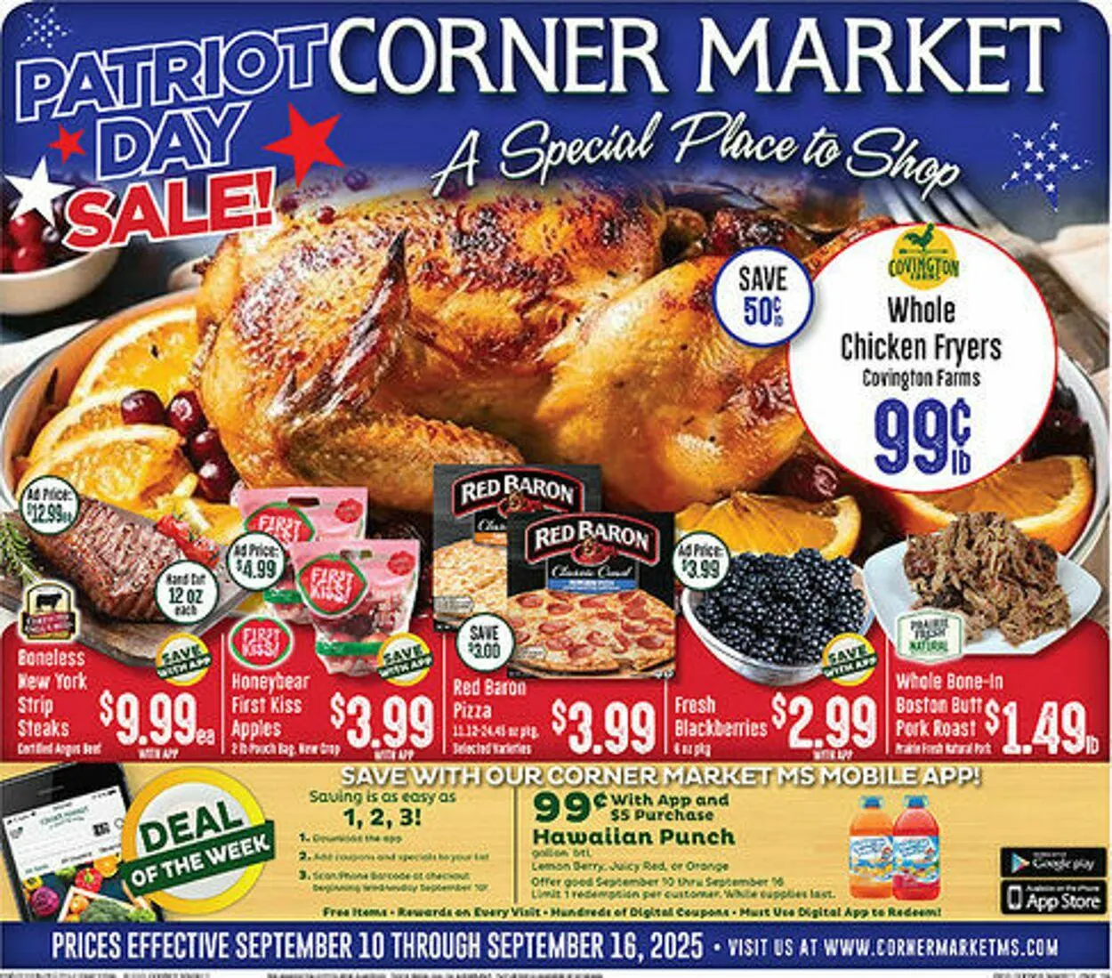 Weekly ad Corner Market from September 10 to September 16 2025 - Page 1