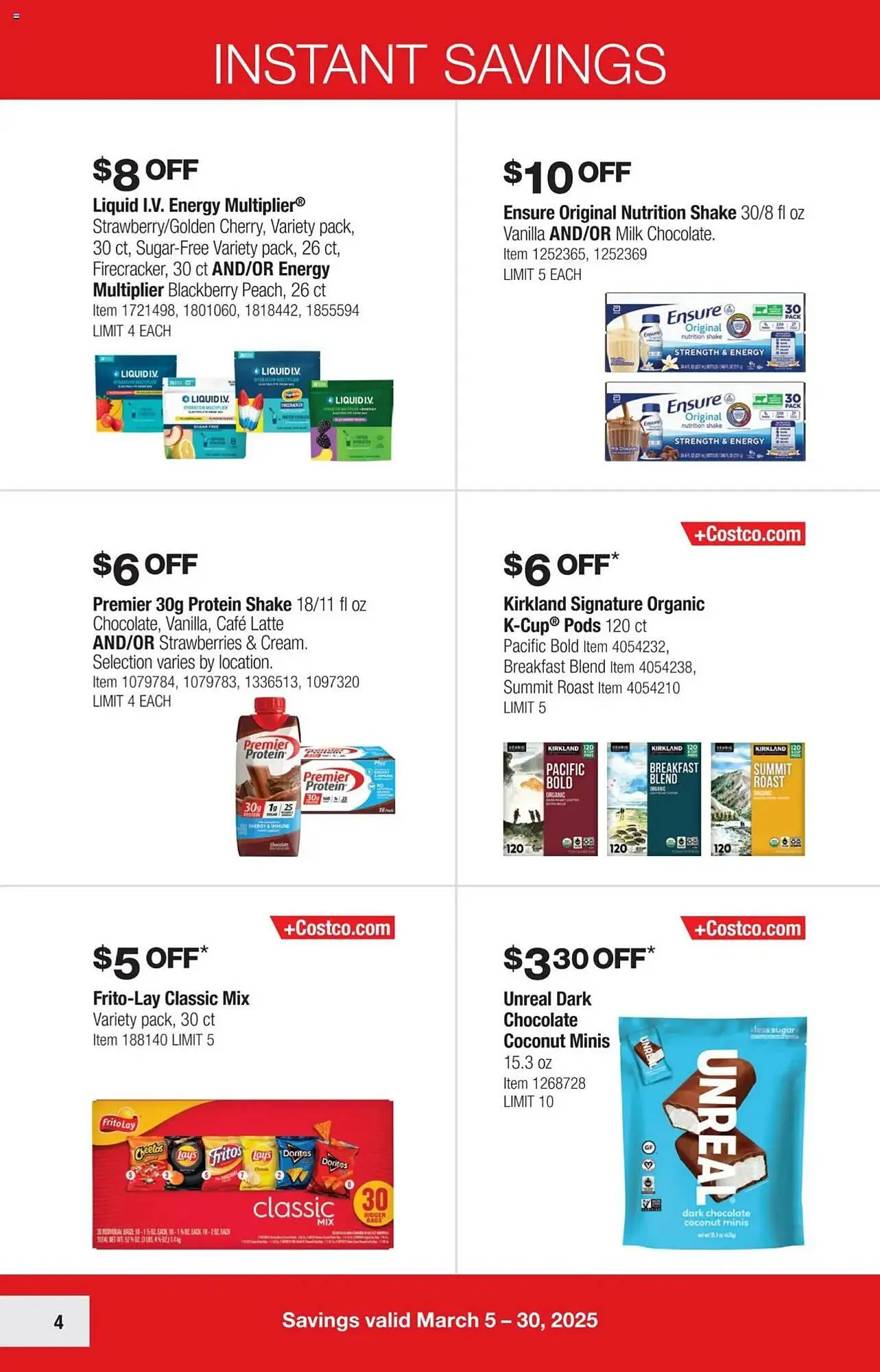 Catálogo de Costco Weekly Ad 5 de marzo al 30 de marzo 2025 - Página 4