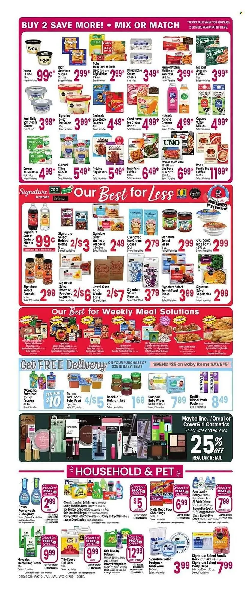 Weekly promotion Jewel-Osco weekly ad spanning from May 6 to May 12 2026 - Page 5 for Catalogue 365