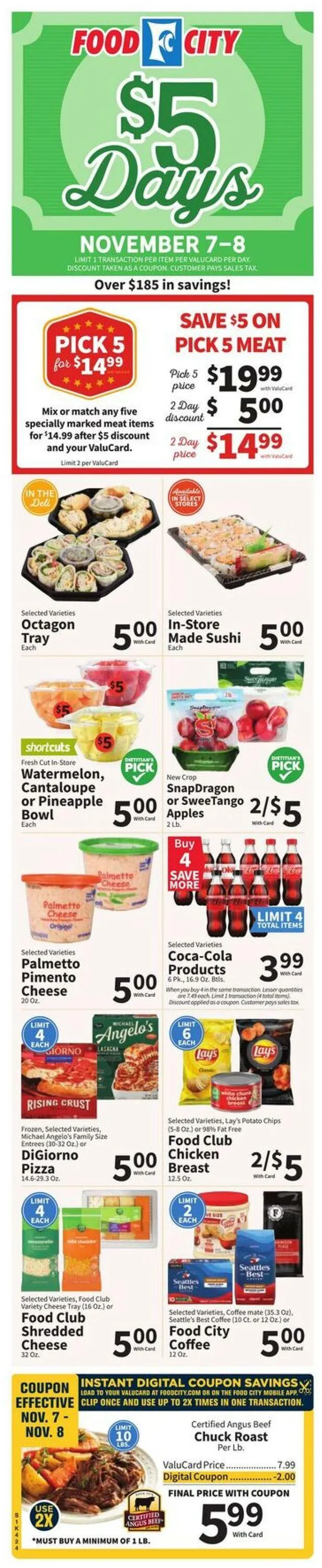 Weekly ad Food City Current weekly ad from November 5 to November 11 2025 - Page 1