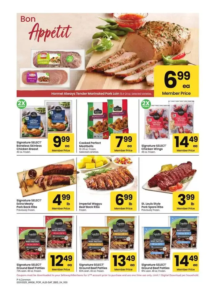 Weekly ad Albertsons - Portland - BBS from March 31 to May 4 2025 - Page 4