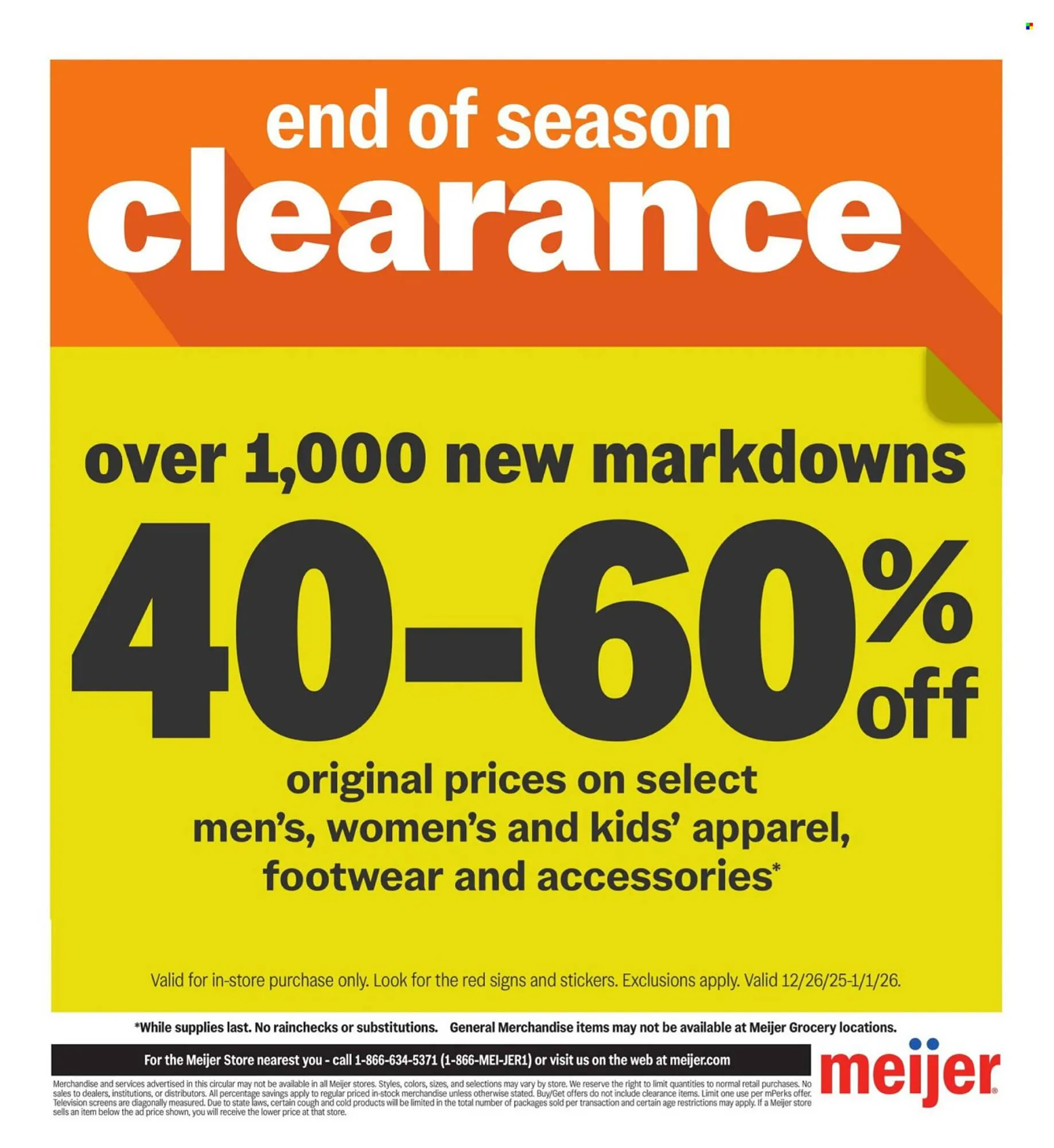 Weekly ad Meijer weekly ad from December 26 to January 1 2026 - Page 3