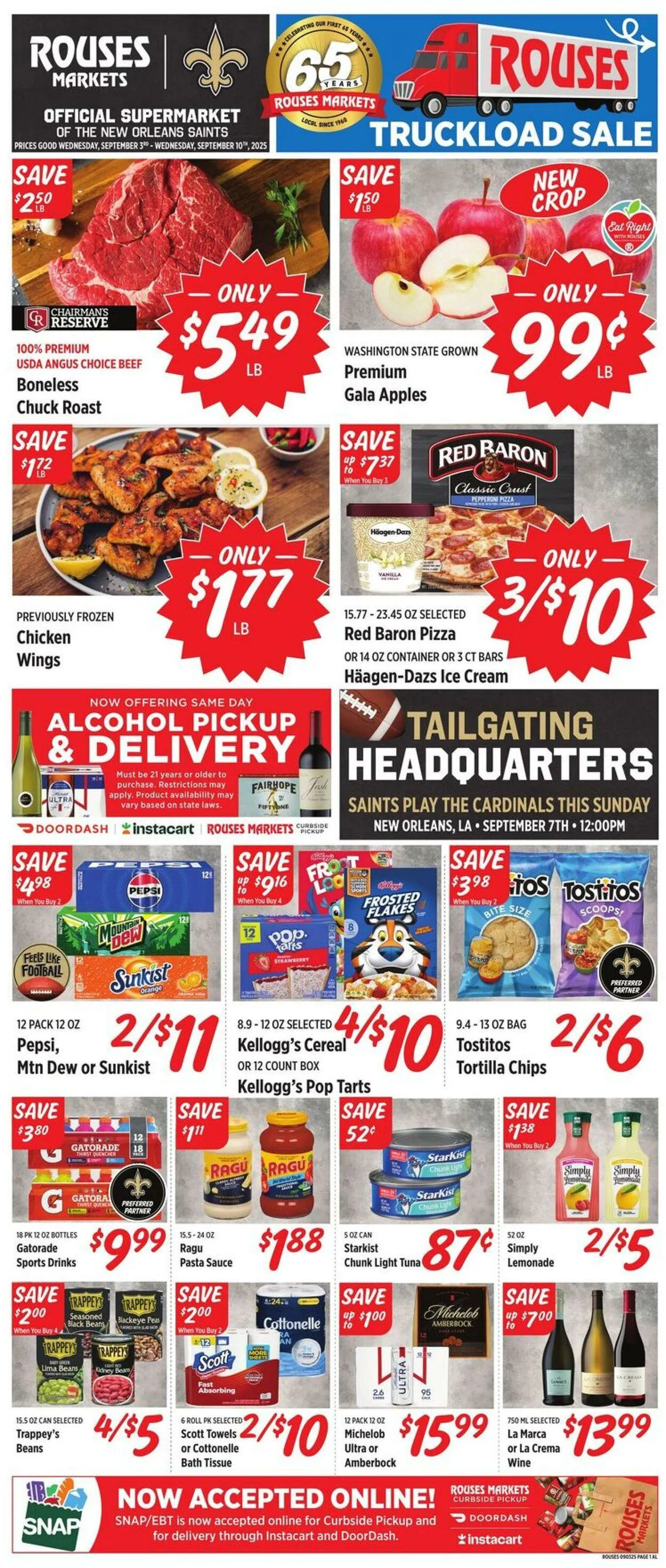 Weekly ad Rouses Current weekly ad from September 3 to September 10 2025 - Page 1