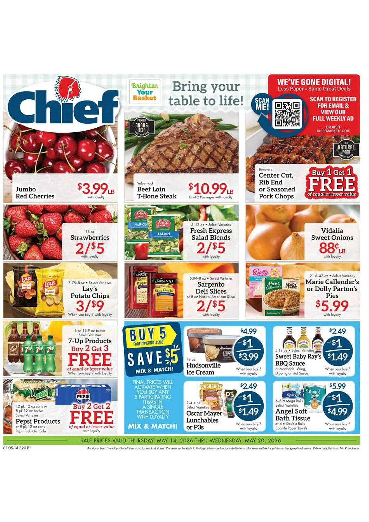 Weekly ad Chief Supermarket weekly ad from May 14 to May 20 2026 - Page 1