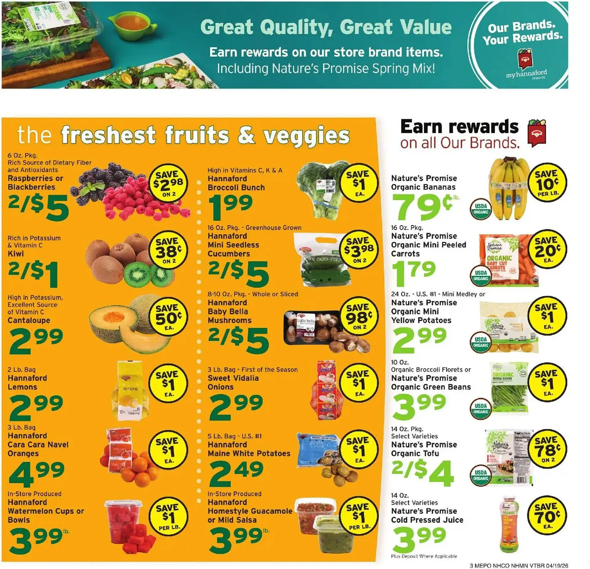 Weekly ad Hannaford flyer from April 19 to April 25 2026 - Page 3