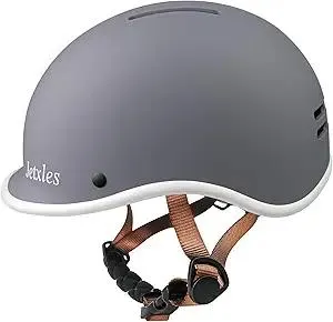 Adult Bike Helmet for Men & Women, Retro Commuter Cycling Helmet for Bicycle Skateboard, Road Biking, Skating with Adjustable Dial