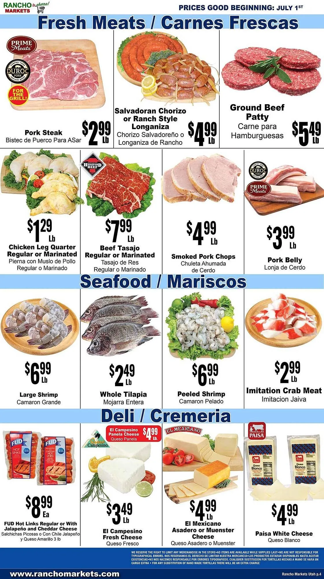 Weekly ad Rancho Markets Weekly Ad from July 1 to July 7 2025 - Page 4