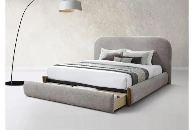 Azrael Queen Upholstered Platform Storage Bed