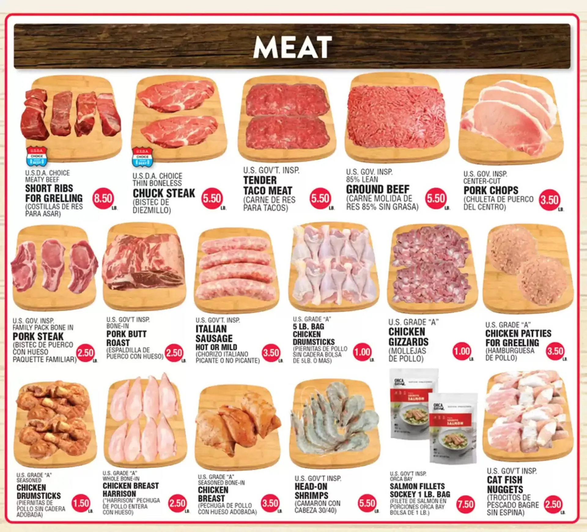 Catálogo de Carnicerias Jimenez Weekly Ad 9 de abril al 23 de abril 2025 - Página 1