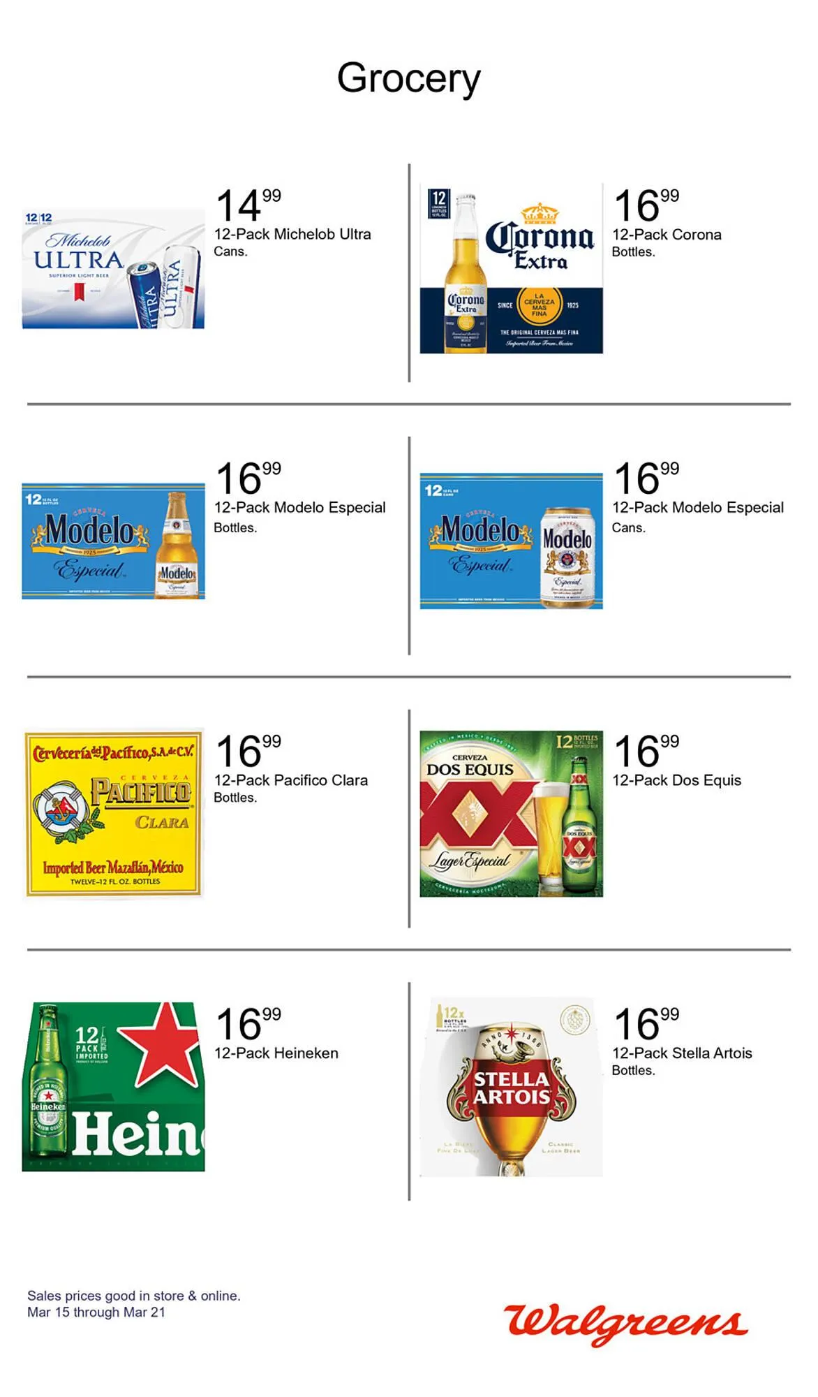 Weekly promotion Walgreens weekly ad spanning from March 15 to March 21 2026 - Page 48 for Catalogue 365