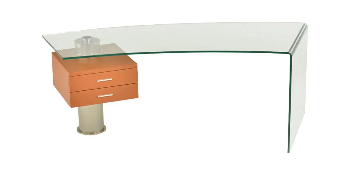 Oria Office Desk Cognac