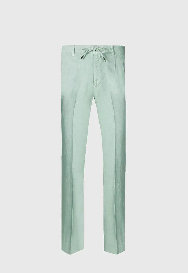 Linen Drawstring Trouser