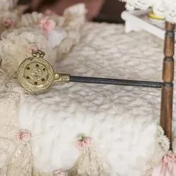 Dollhouse Miniature Old Fashioned Bed Warmer