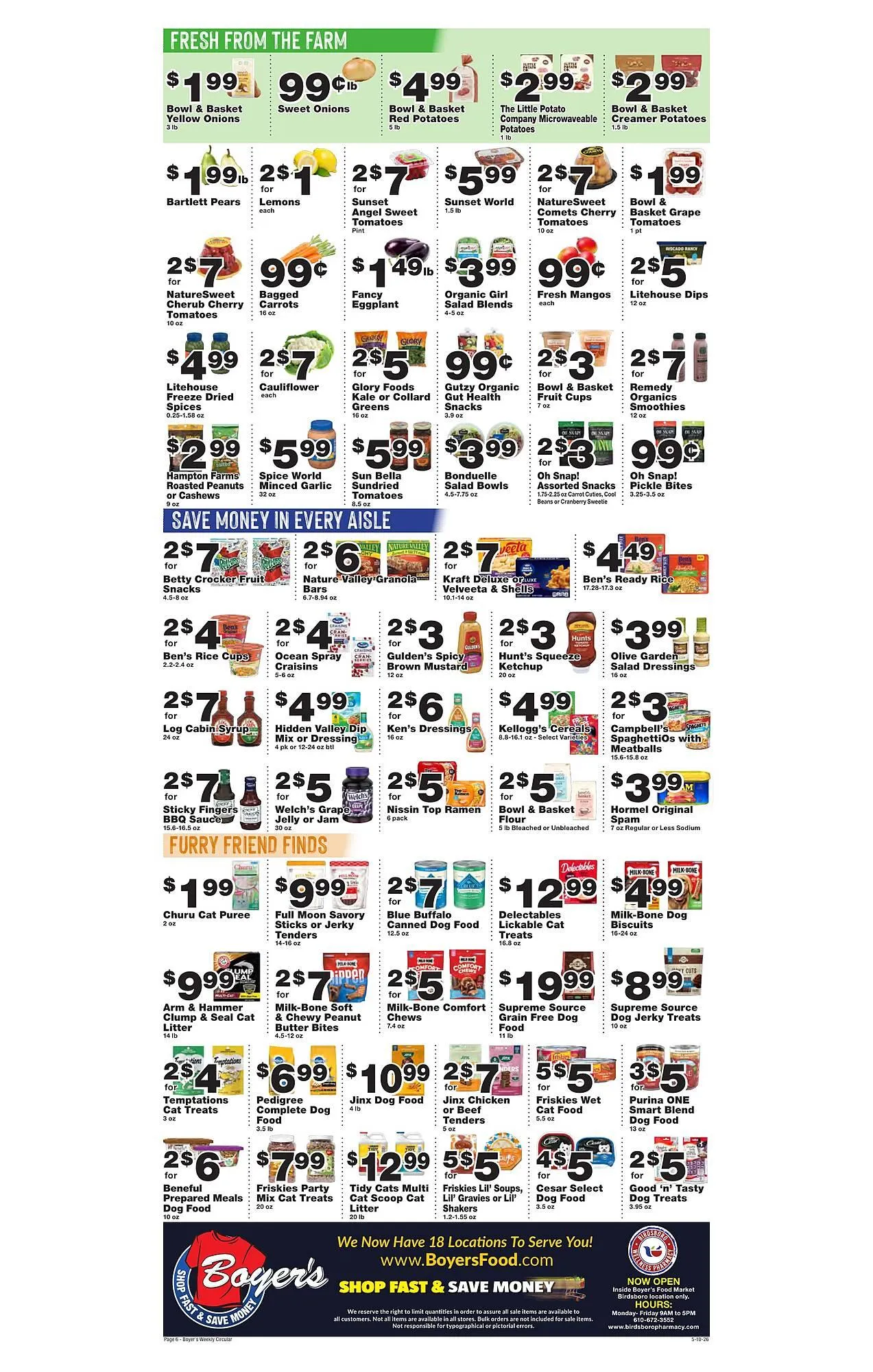 Weekly ad Boyer's Food Markets weekly ad from May 10 to May 16 2026 - Page 6