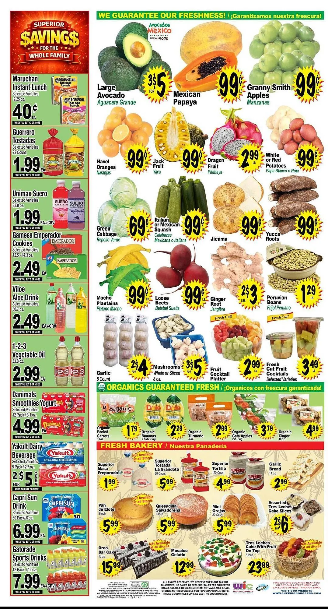 Weekly ad Superior Grocers weekly ad from April 15 to April 21 2026 - Page 4