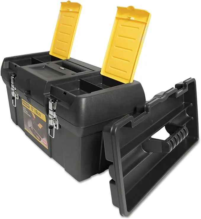 Stanley 019151M Series 2000 Toolbox w/Tray, Two Lid Compartments