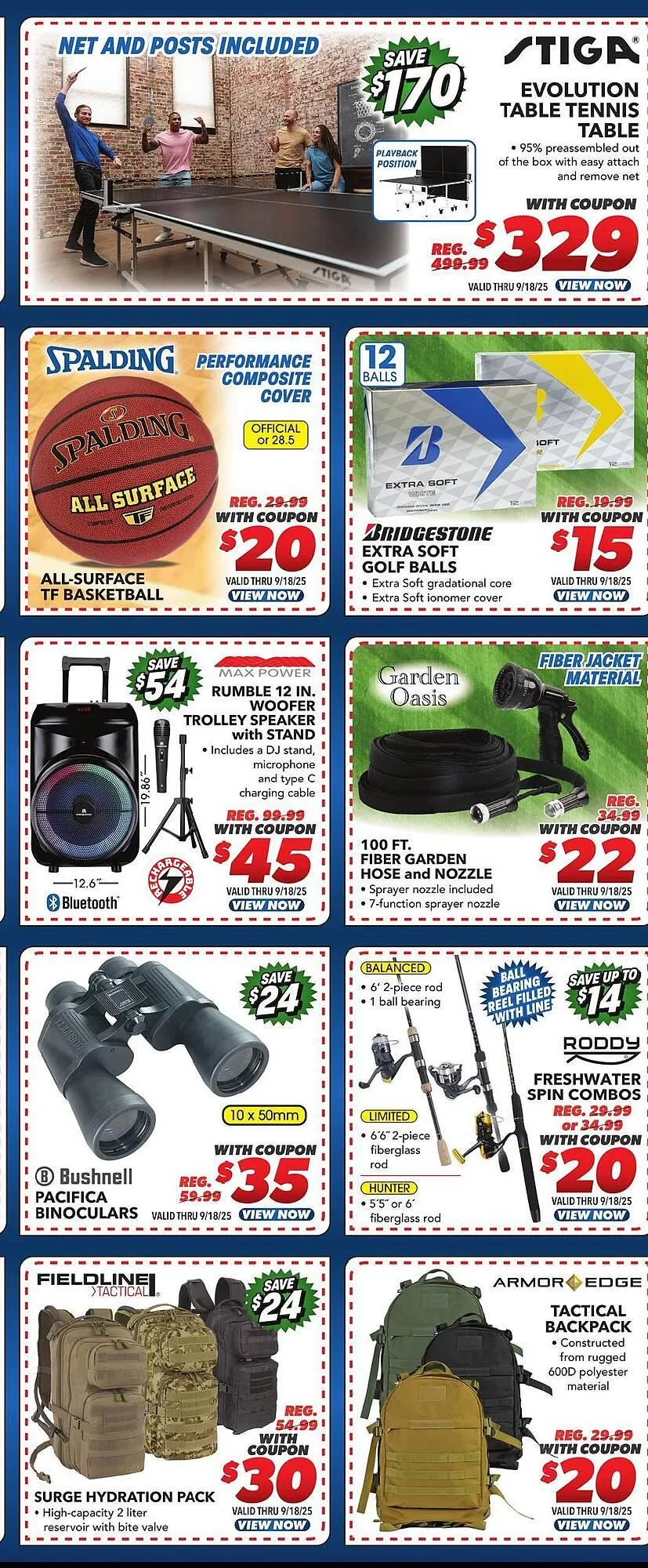 Weekly promotion Big 5 weekly ad spanning from September 12 to September 18 2025 - Page 6 for Catalogue 365