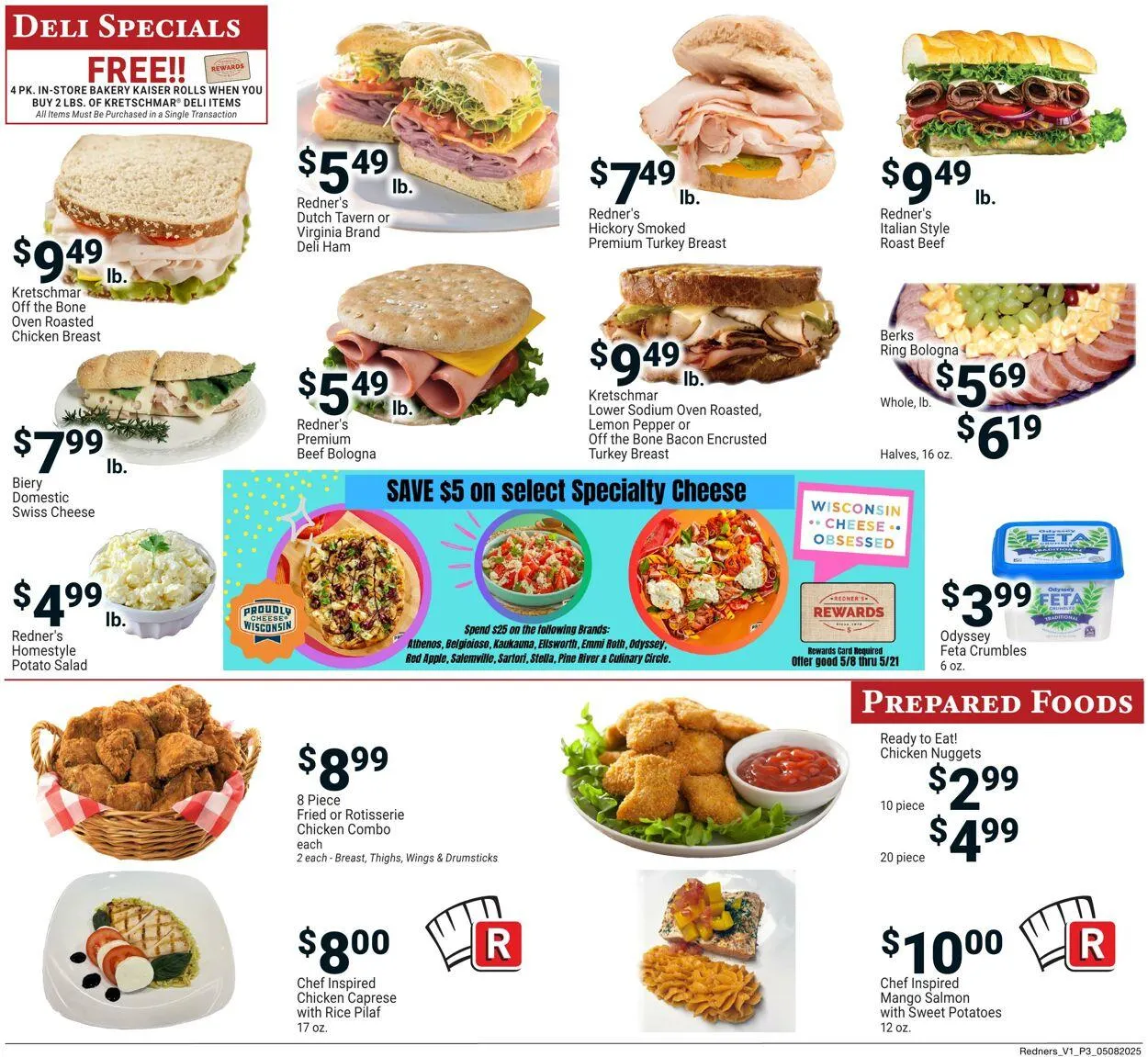 Weekly ad Redner’s Warehouse Market Current weekly ad from May 8 to May 14 2025 - Page 3