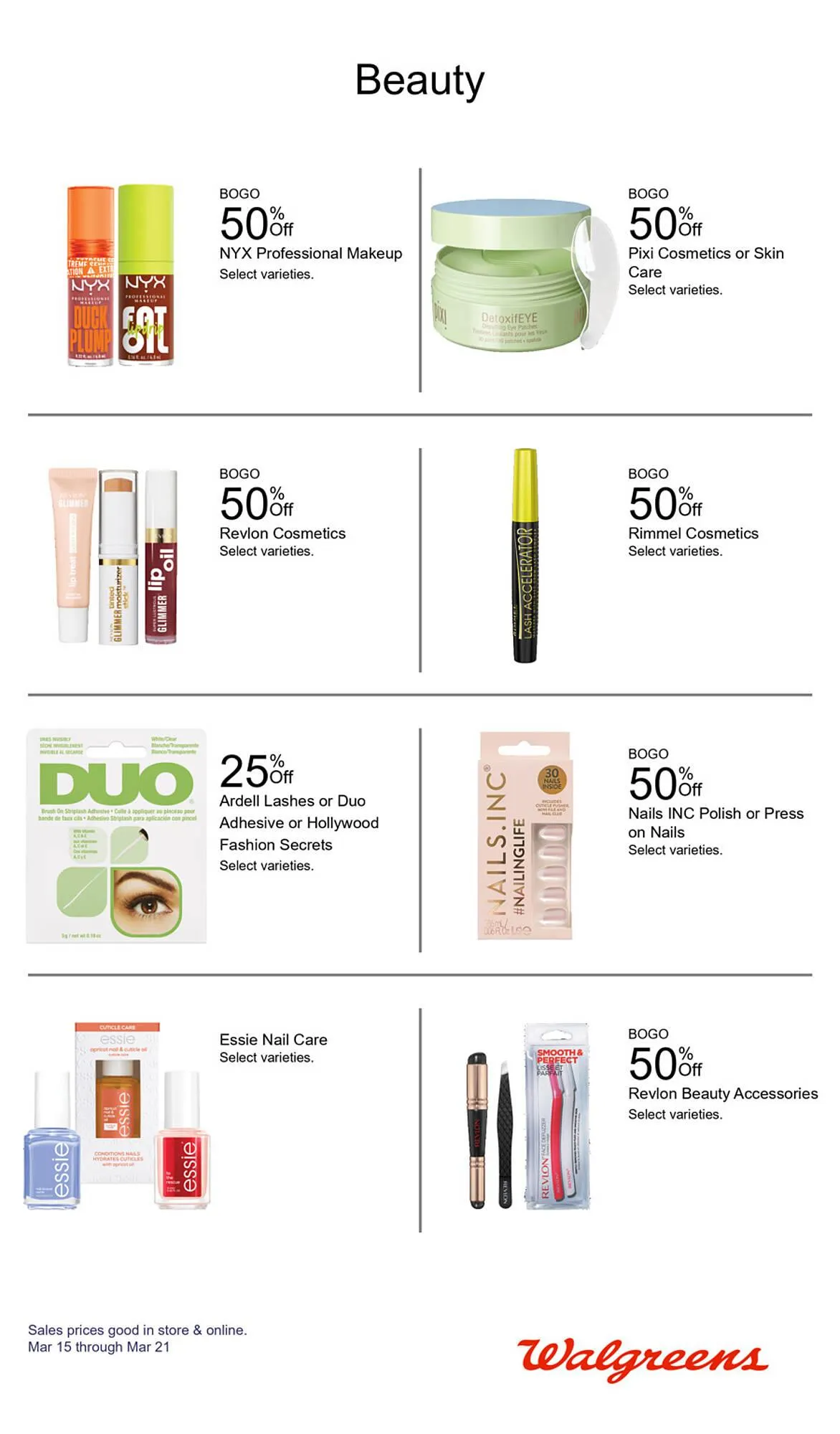 Weekly promotion Walgreens weekly ad spanning from March 15 to March 21 2026 - Page 31 for Catalogue 365