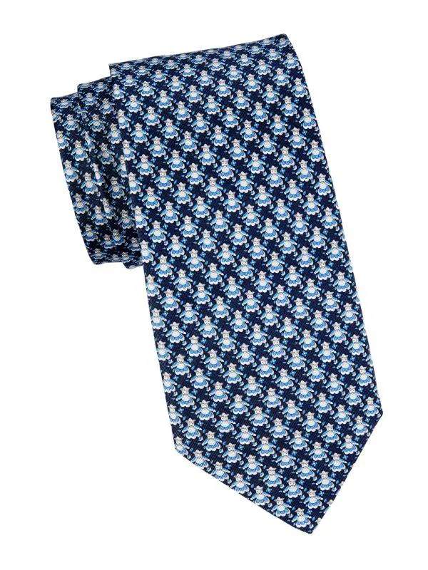 Graphic Silk Tie