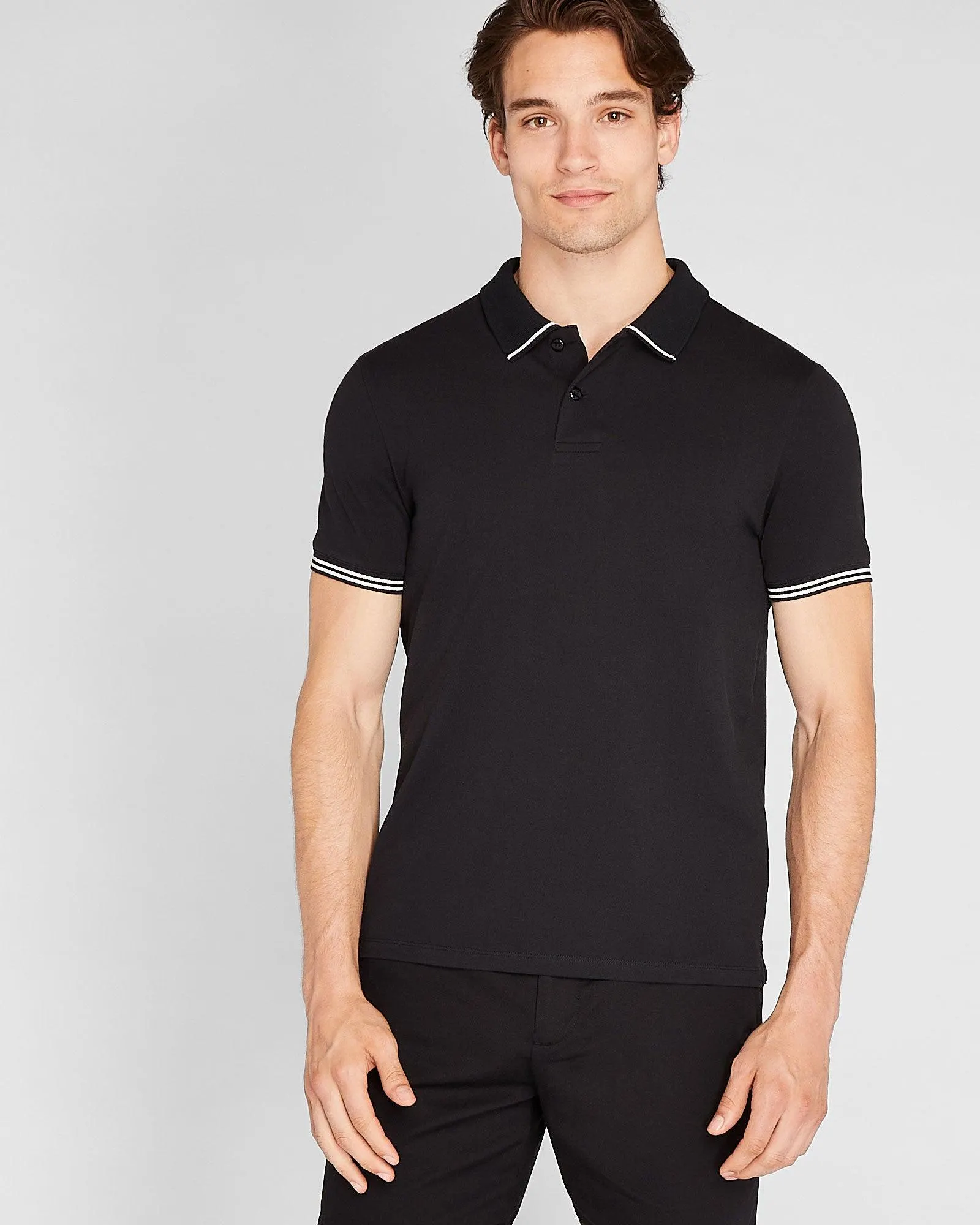 Tipped Collar Polo