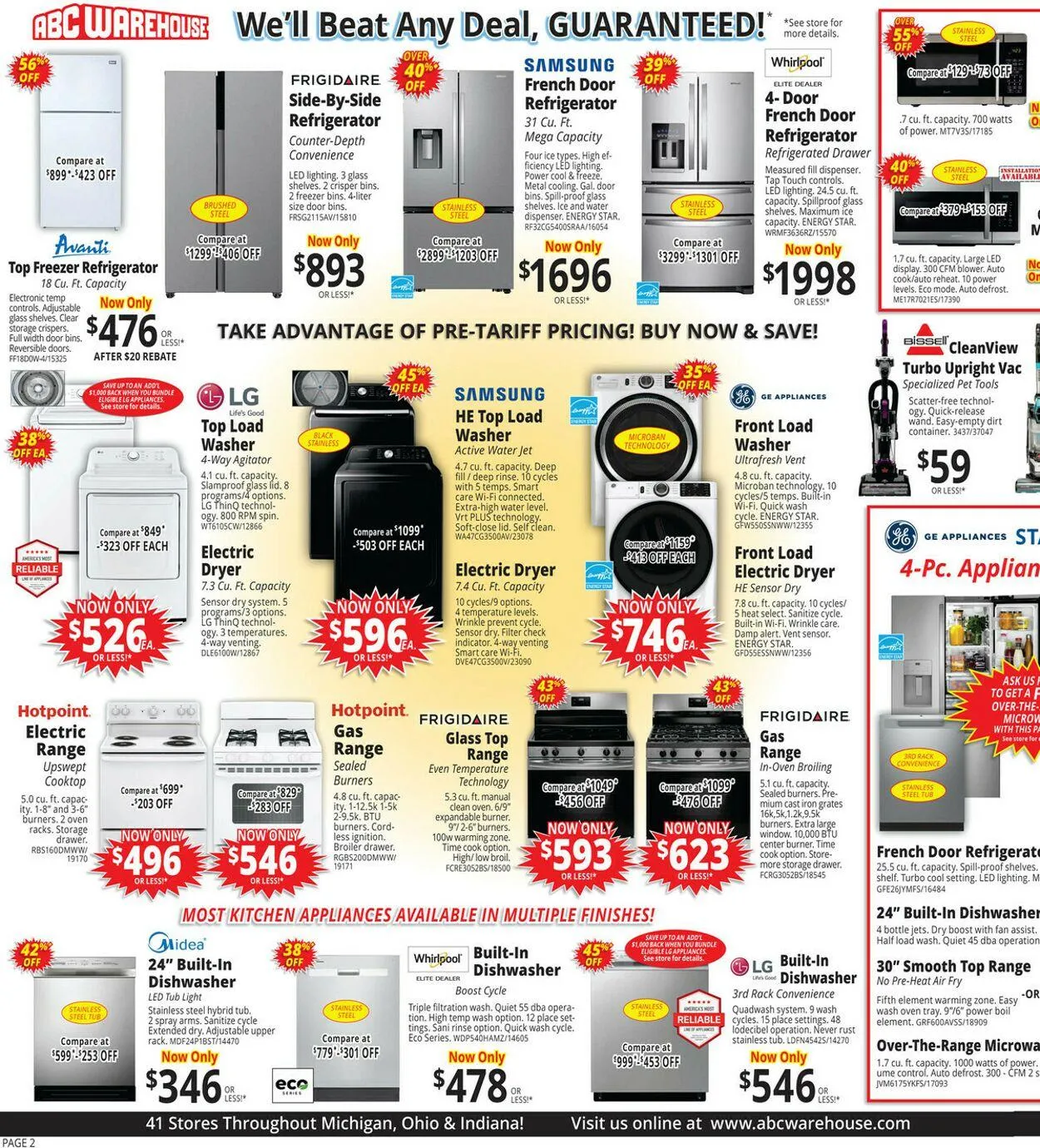 Weekly ad ABC Warehouse Current weekly ad from April 13 to April 19 2025 - Page 2
