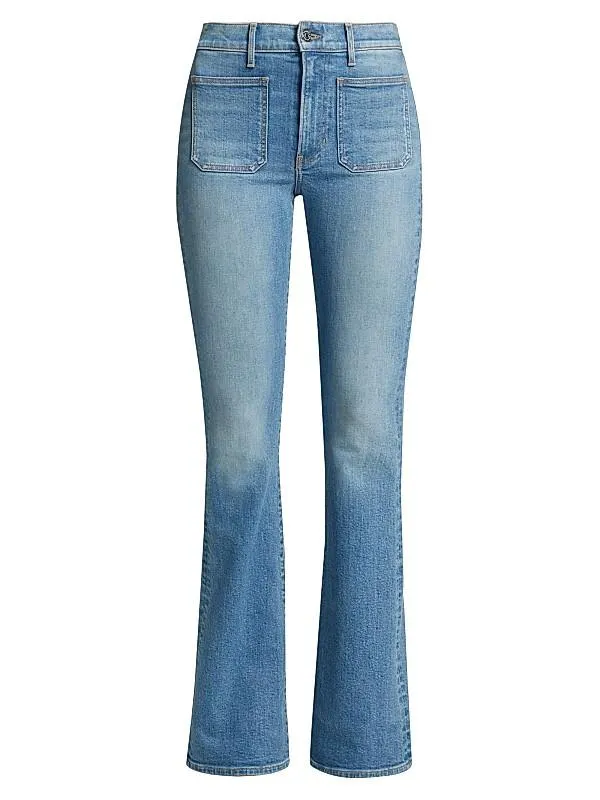 Beverly High-Rise Skinny Flare Jeans