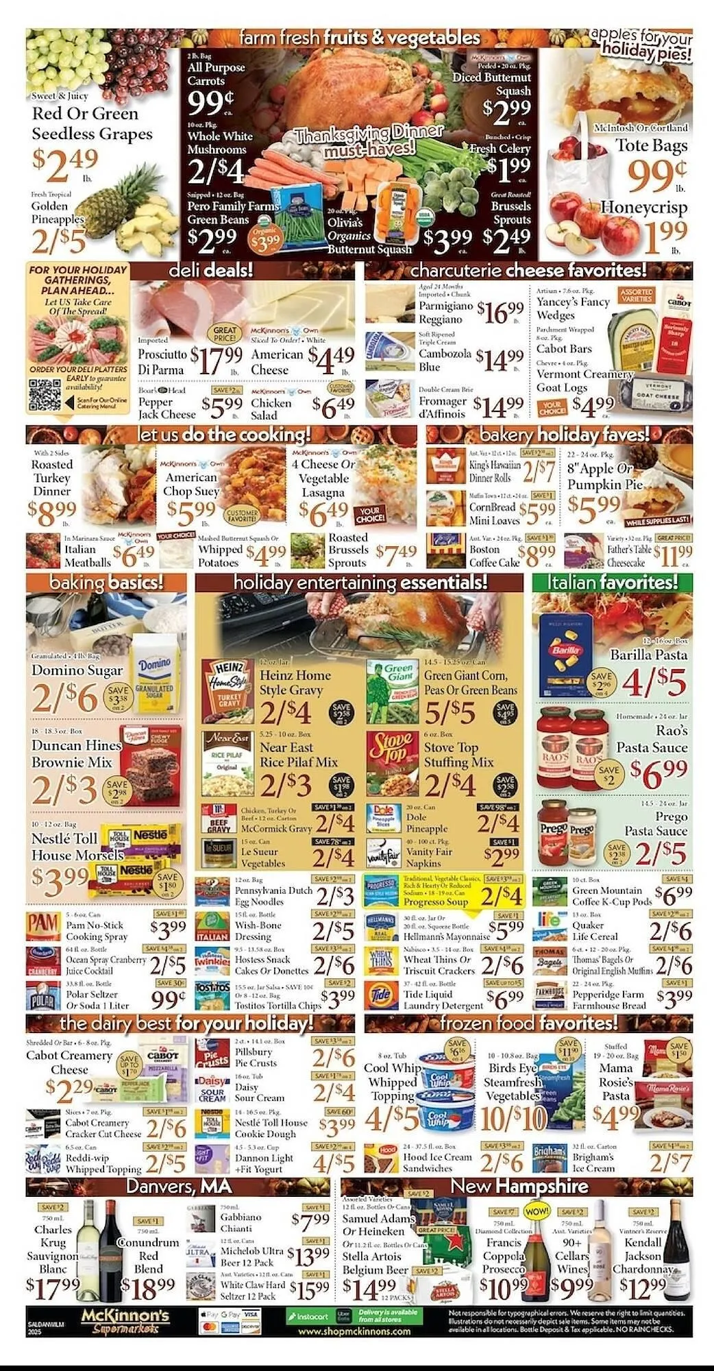 Weekly promotion McKinnon's Supermarkets weekly ad spanning from November 14 to November 27 2025 - Page 2 for Catalogue 365