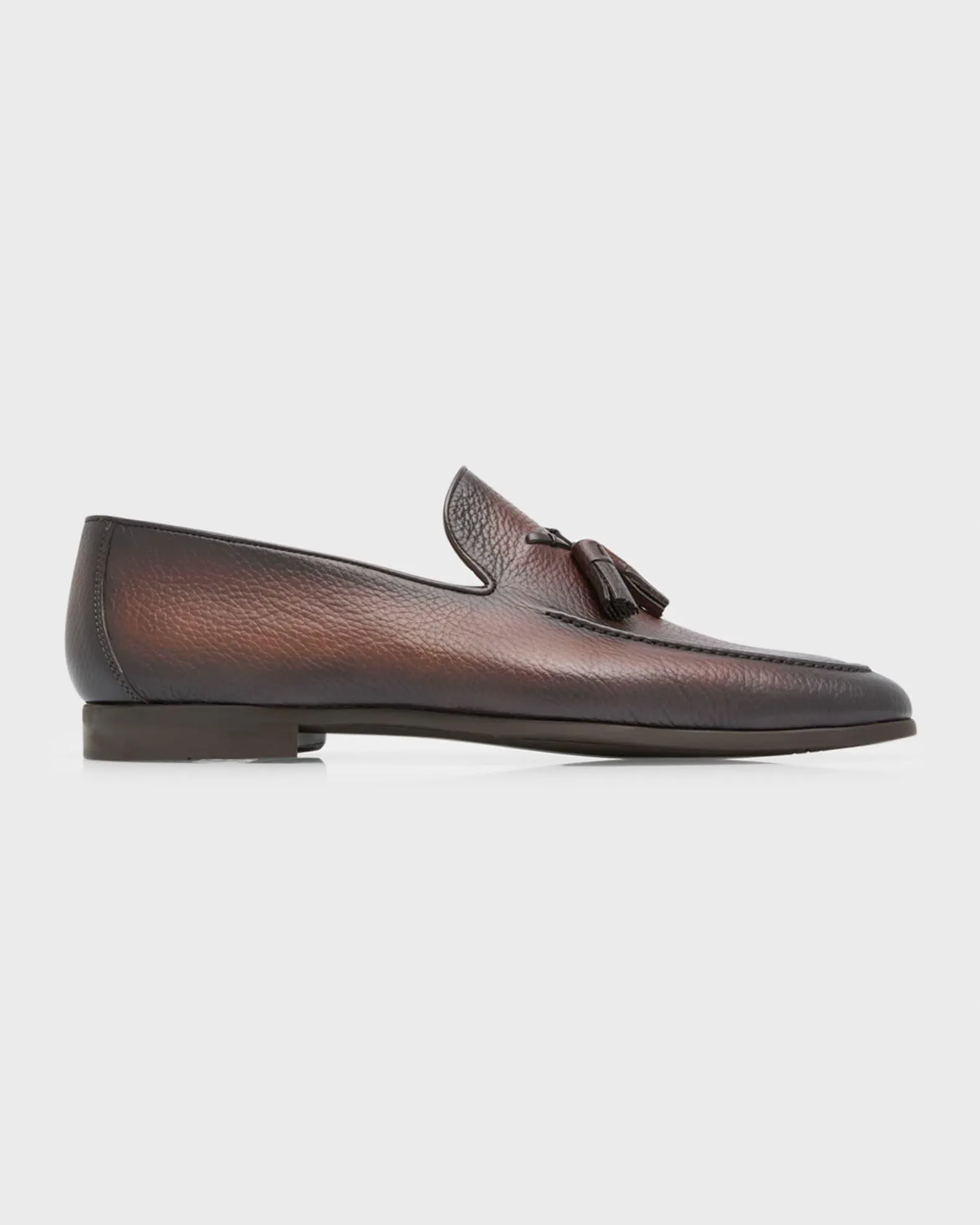 Men's Delray Tassel Burnish Suede Loafers