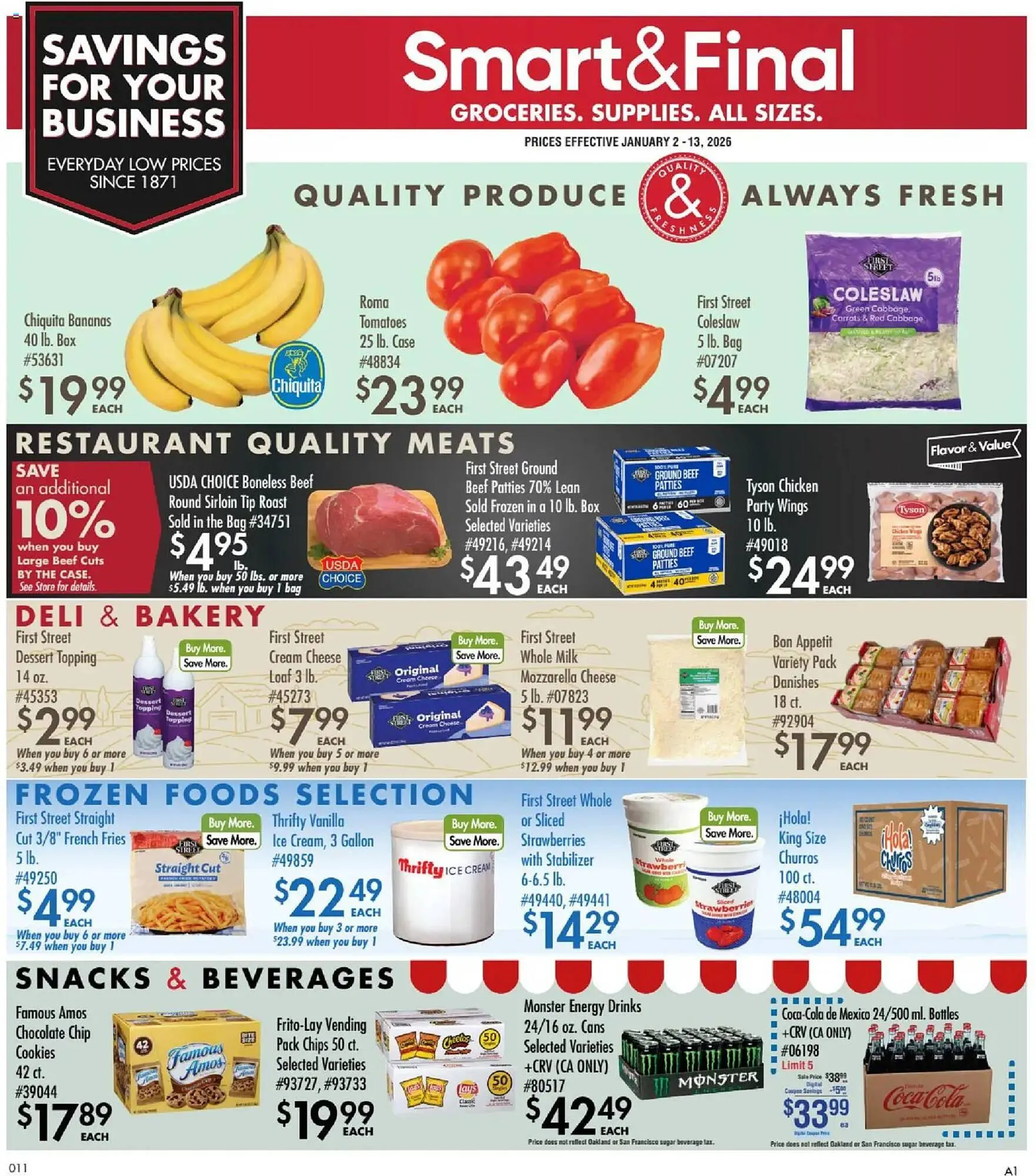 Weekly ad Smart & Final weekly ad from January 2 to January 13 2026 - Page 1