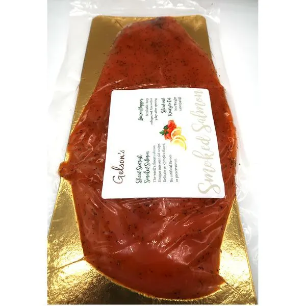 G.F. Sliced Scotish Smoked Salmon With Lemon & Pepper