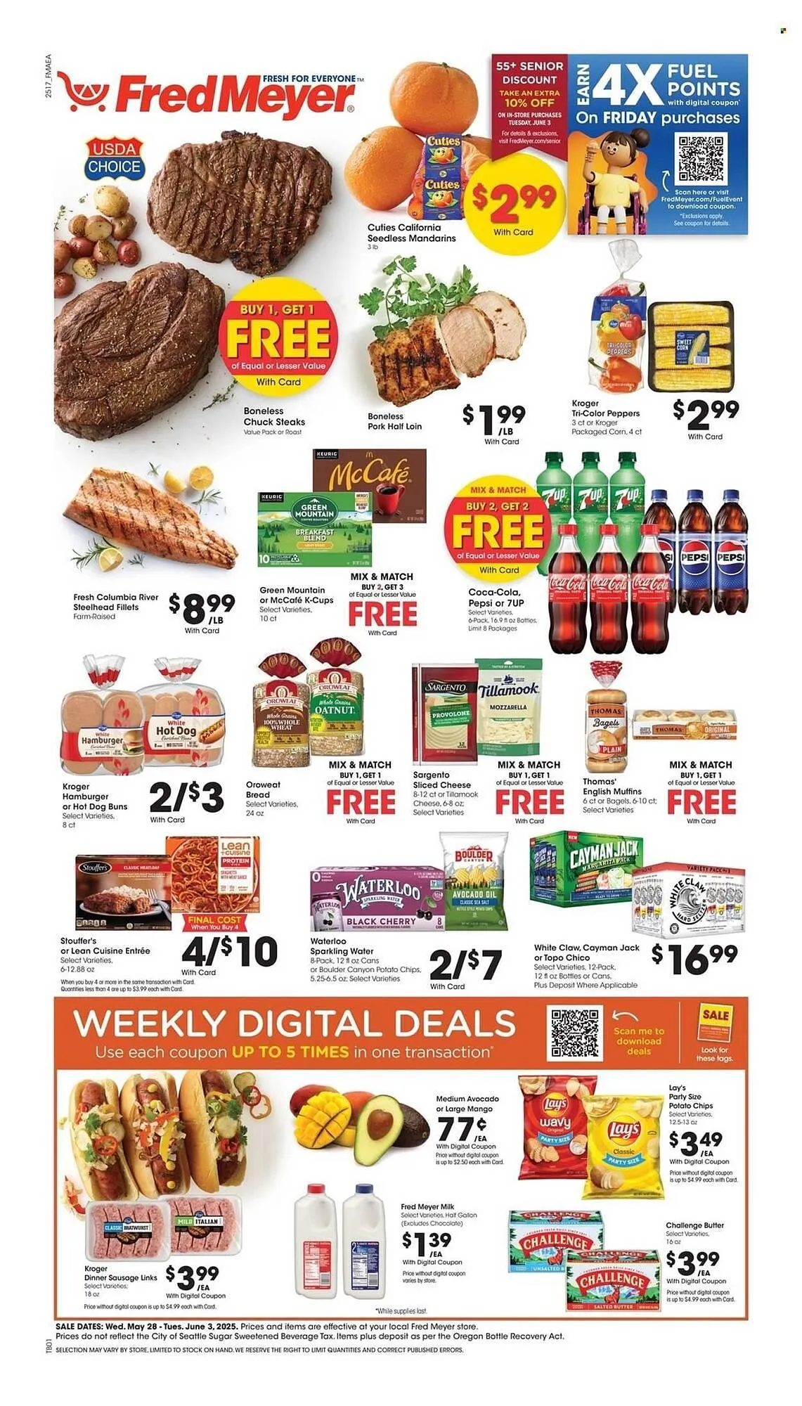 Weekly ad Fred Meyer Weekly Ad from May 28 to June 3 2025 - Page 1