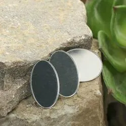 Oval Glass Mosaic Tile Mirrors (Package of 3 pieces)