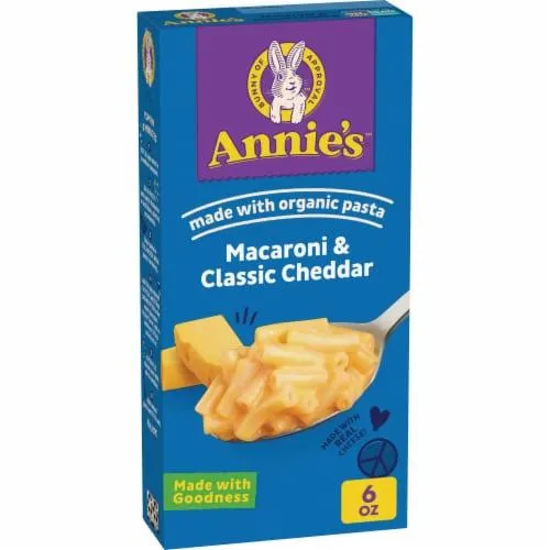 Annie's Macaroni and Classic Cheddar Mac and Cheese