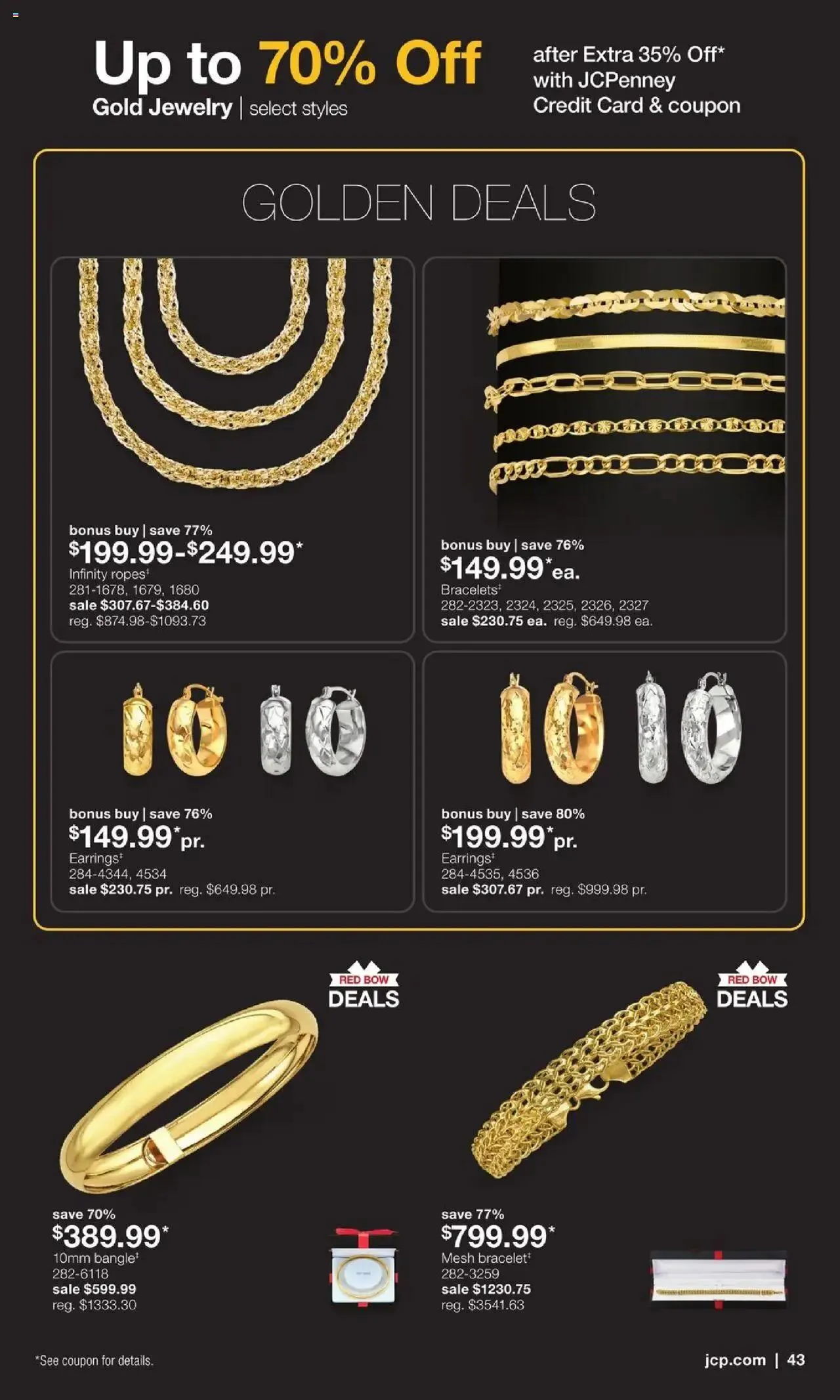 Weekly ad JCPenney Mother’s Day Jewelry Sale from April 10 to May 14 2025 - Page 41