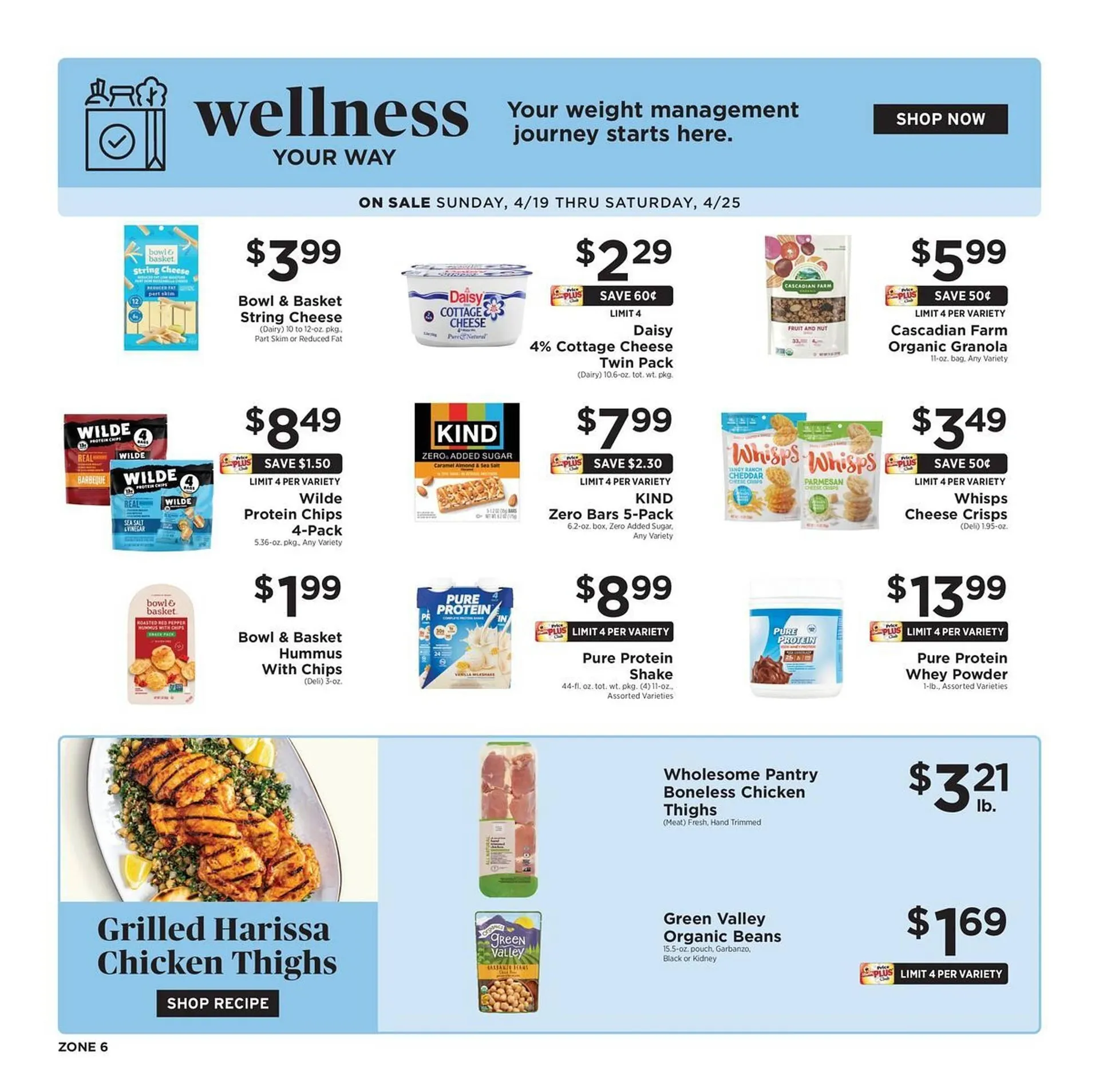 Weekly promotion ShopRite flyer spanning from April 19 to April 25 2026 - Page 1 for Catalogue 365